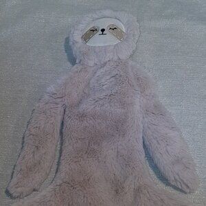 Slumberkins Plush 14" Soft Snuggler SLOTH Lovey Flat Security Blanket pink